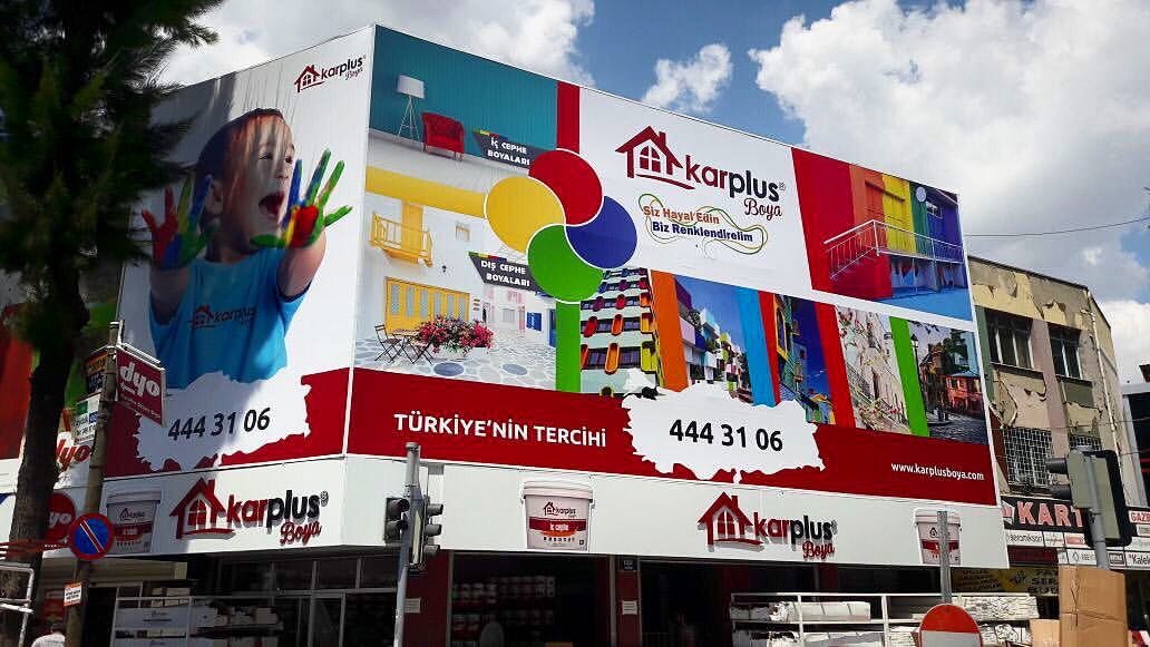 Cephe giydirme uygulaması - Koca Reklam