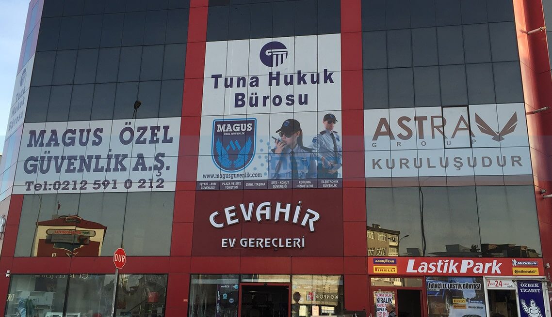 Cephe giydirme uygulaması - Koca Reklam