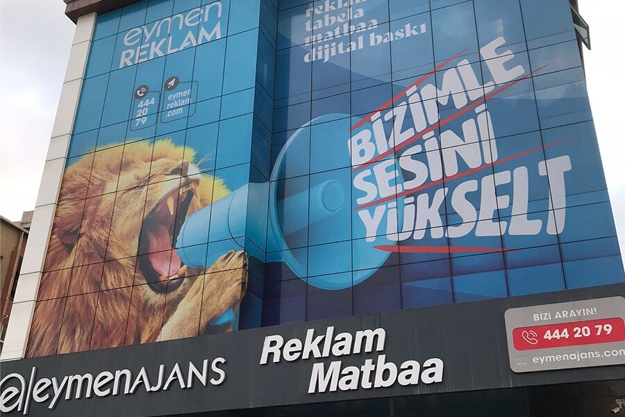 Cephe giydirme uygulaması - Koca Reklam