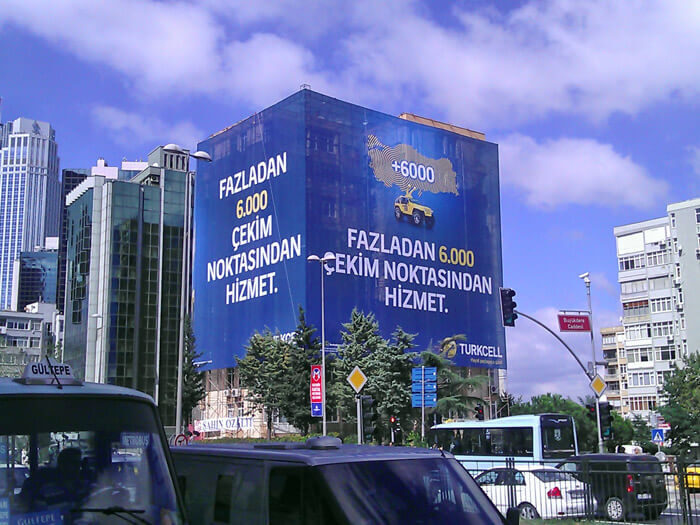 Cephe giydirme uygulaması - Koca Reklam