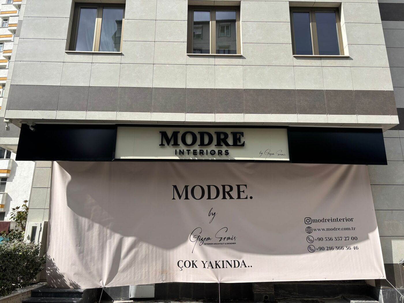 Işıklı tabela ve cephe tabela projesi - Koca Reklam