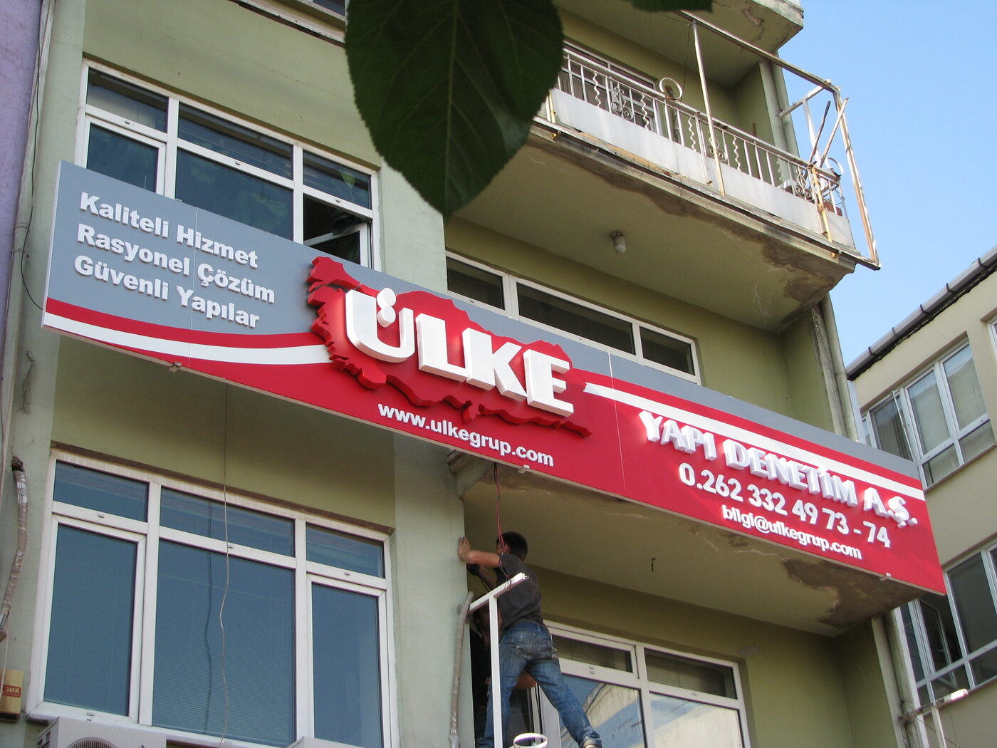 Işıklı tabela ve cephe tabela projesi - Koca Reklam
